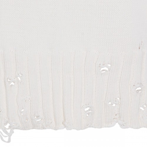 WHITE COTTON KNITWEAR