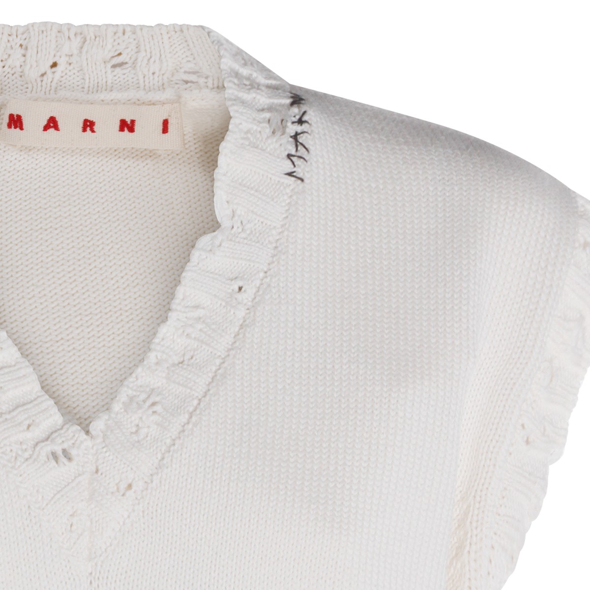 WHITE COTTON KNITWEAR