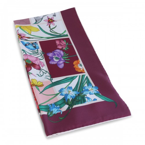 MAUVE PINK SILK SCARF