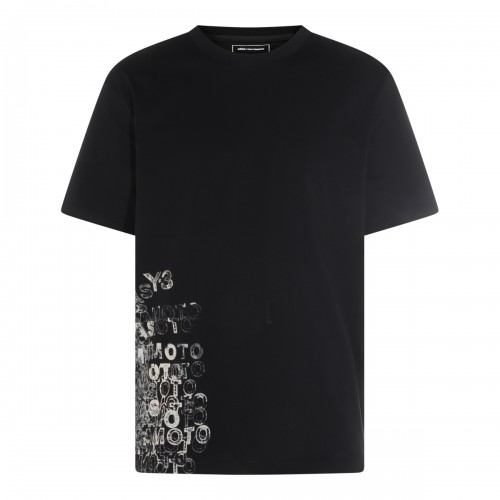 BLACK COTTON T-SHIRT