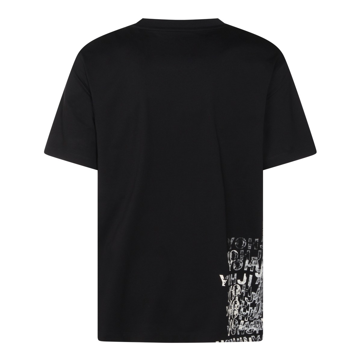 BLACK COTTON T-SHIRT