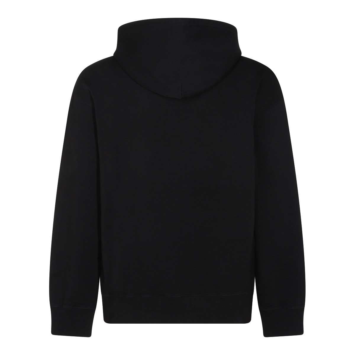 BLACK COTTON SWEATSHIRT