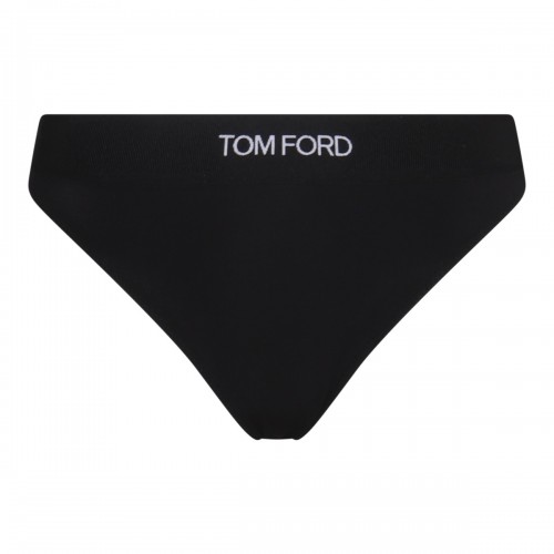 BLACK SLIP UNDERWEAR