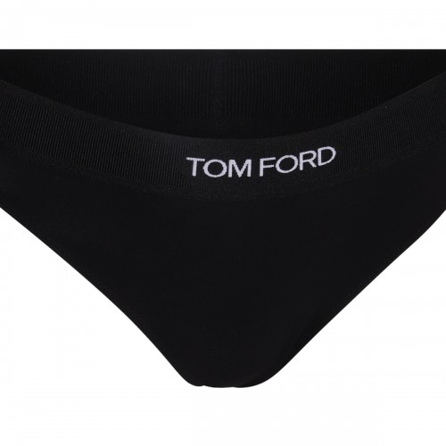 BLACK SLIP UNDERWEAR