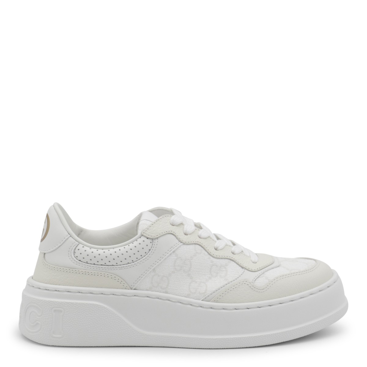 WHITE LEATHER SNEAKERS