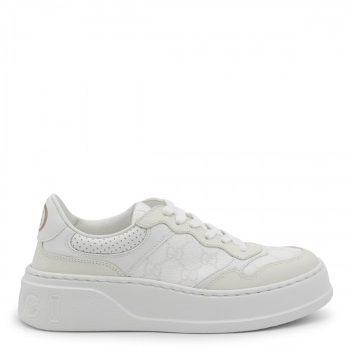 WHITE LEATHER SNEAKERS
