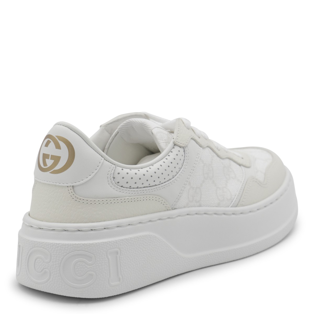 WHITE LEATHER SNEAKERS