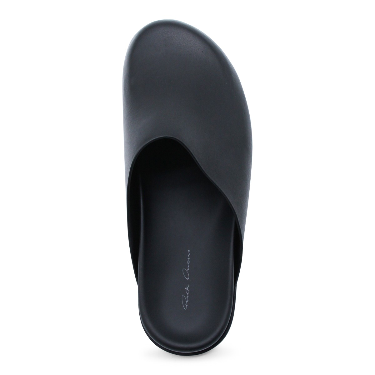 BLACK LEATHER SANDALS