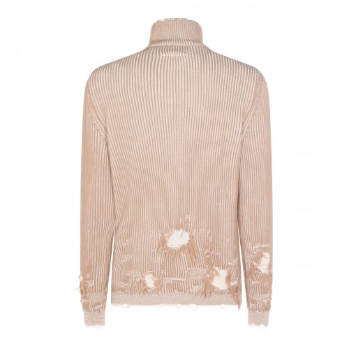 CAMEL CHALK COTTON SWEATER 2