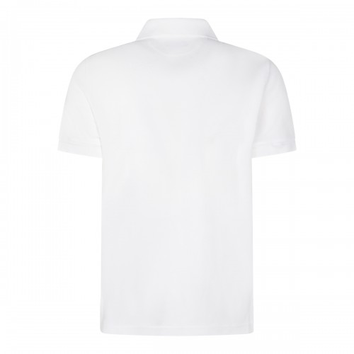 WHITE COTTON POLO SHIRT 2