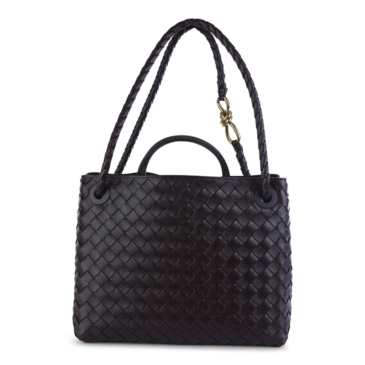 DARK BAROLO LEATHER ANDIAMO BAG