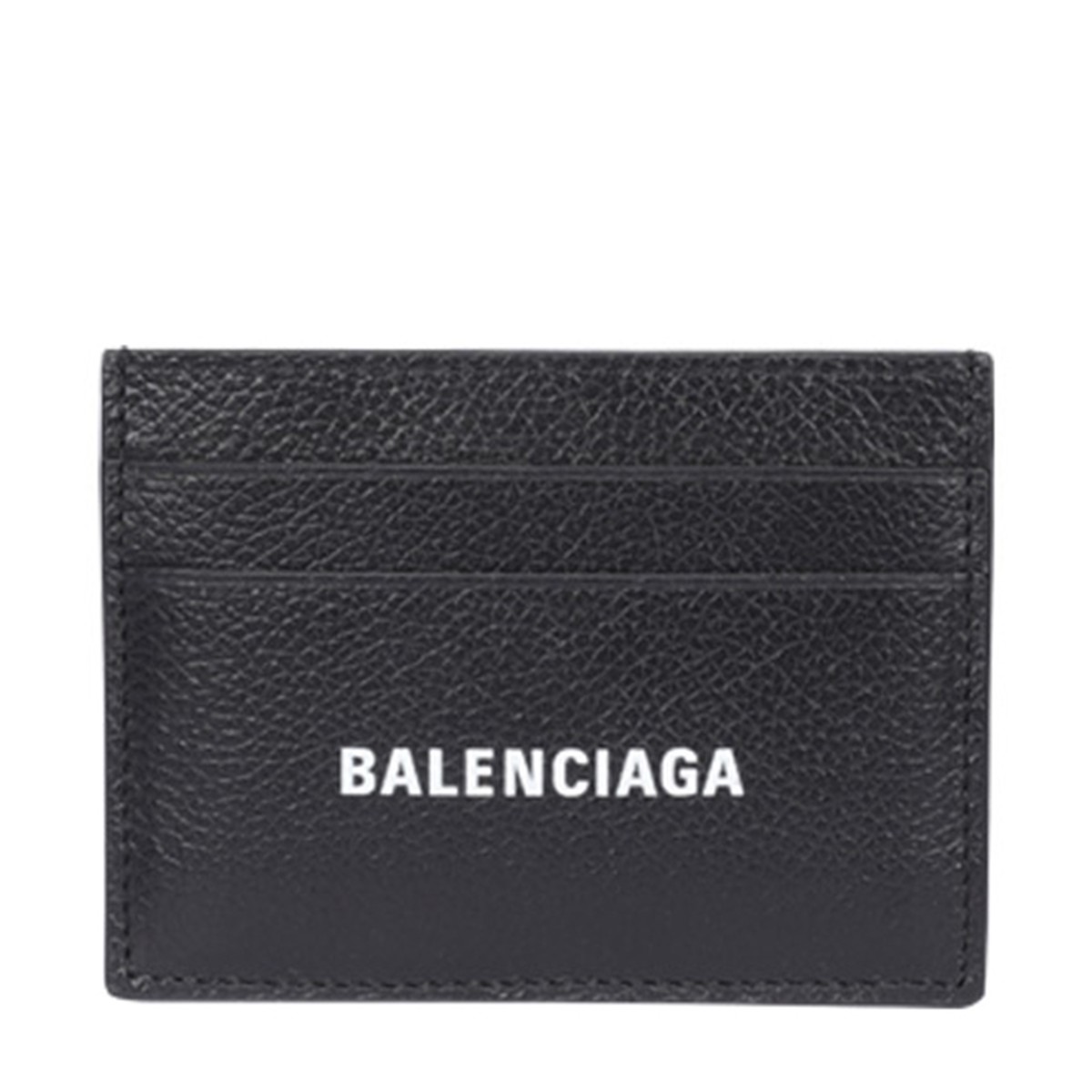 BLACK LEATHER CARD HOLDER