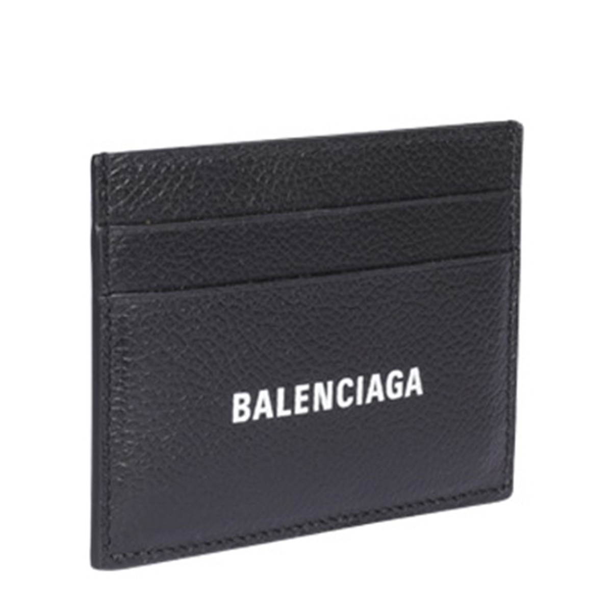 BLACK LEATHER CARD HOLDER