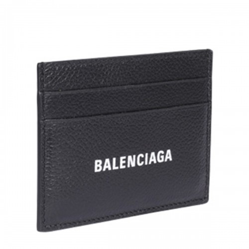 BLACK LEATHER CARD HOLDER