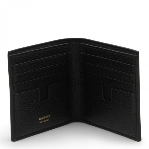 BLACK LEATHER WALLET