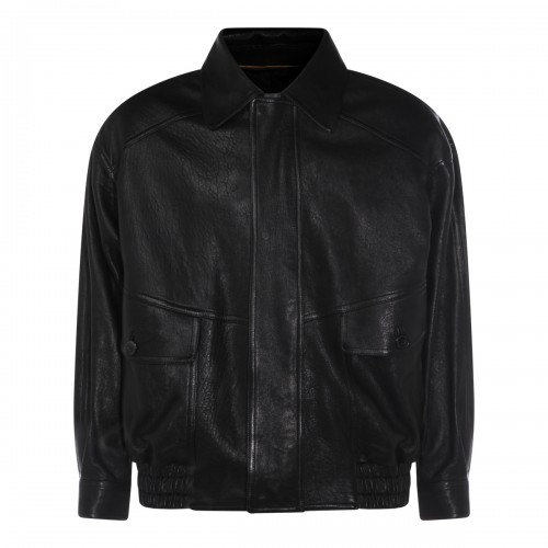 BLACK LEATHER JACKET