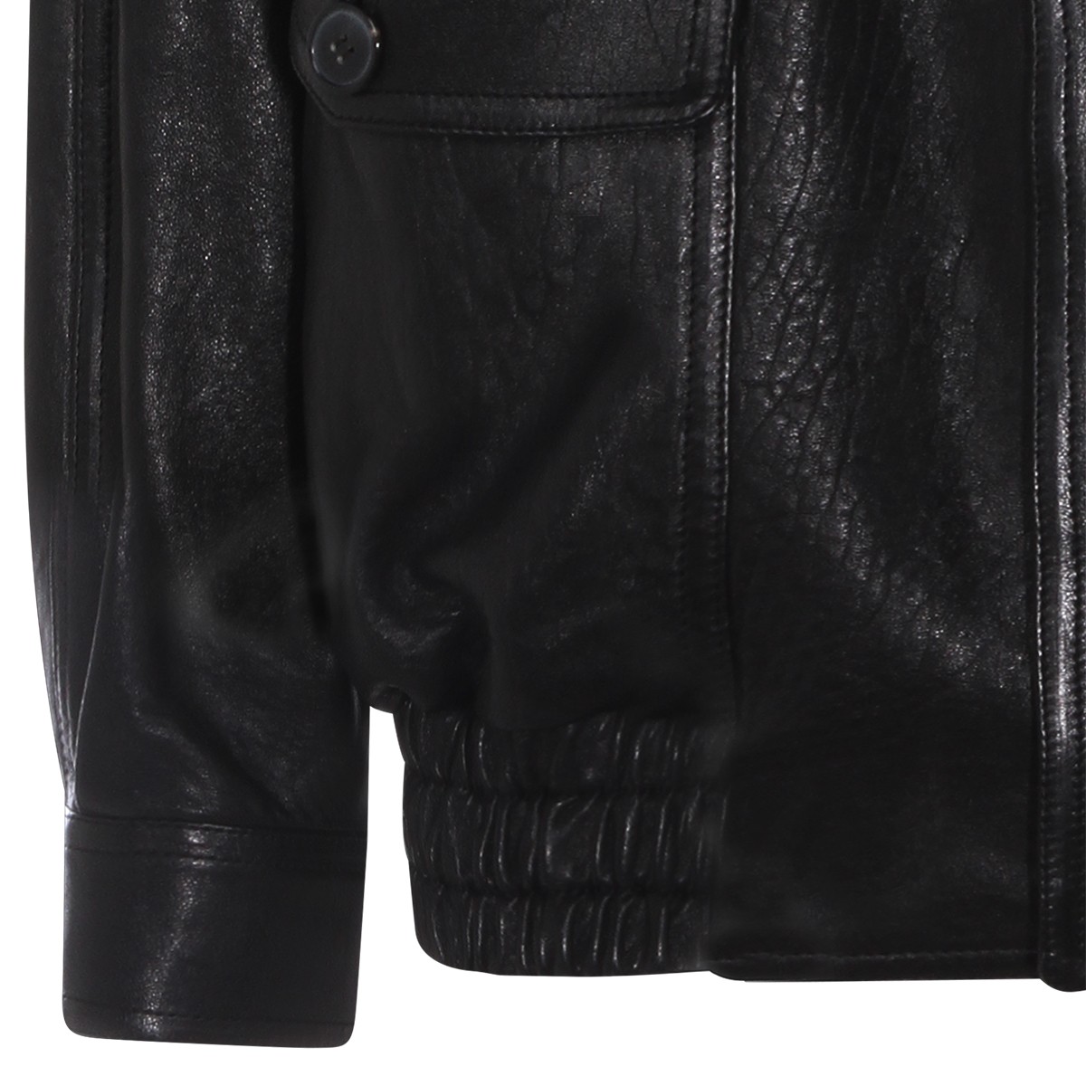 BLACK LEATHER JACKET