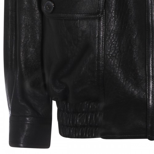BLACK LEATHER JACKET