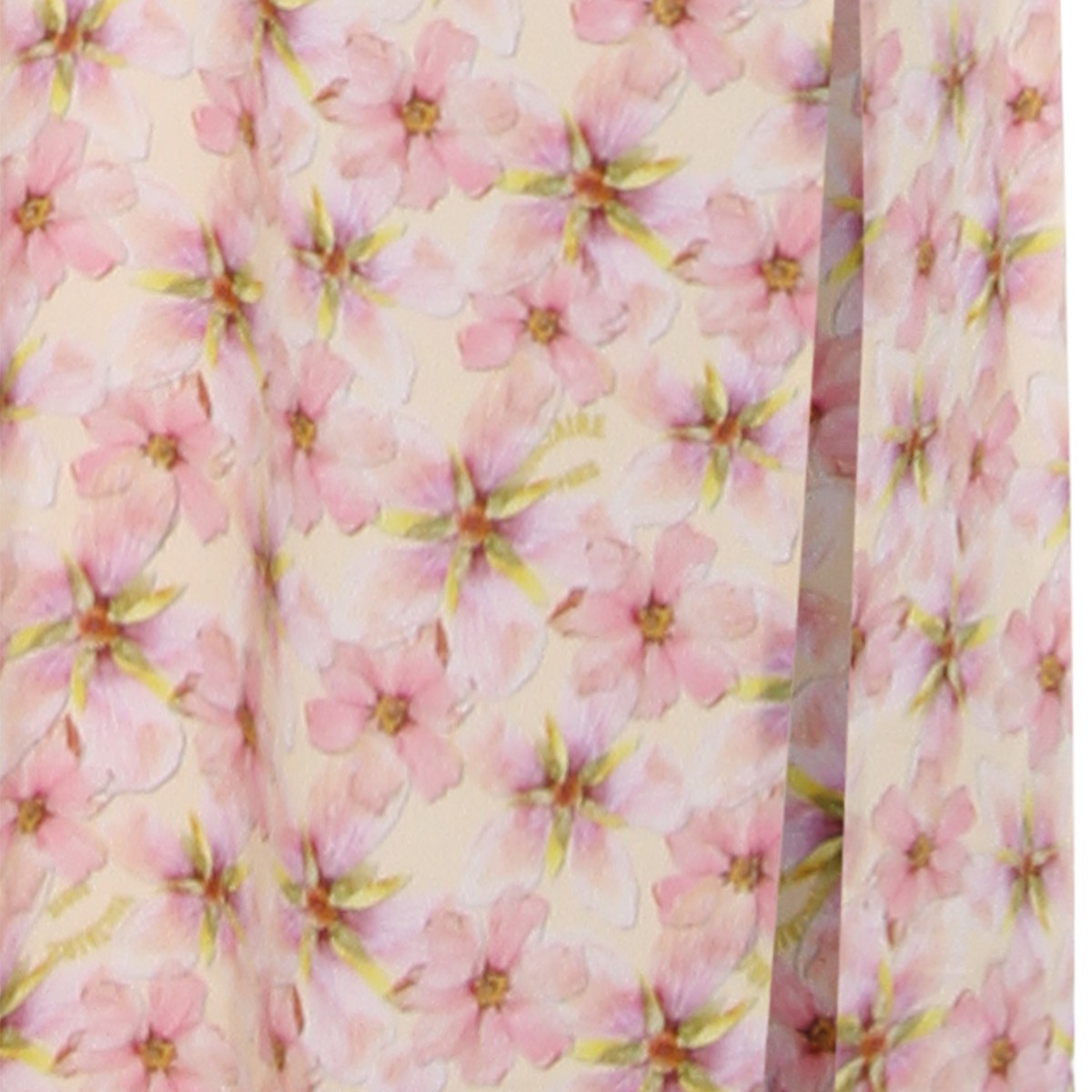 PINK VISCOSE MIDI DRESS