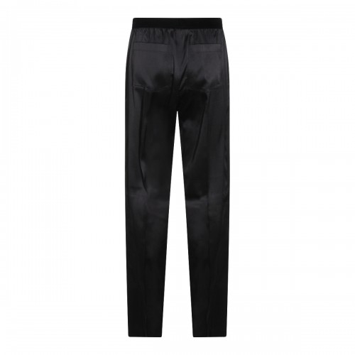 BLACK SILK PANTS 2