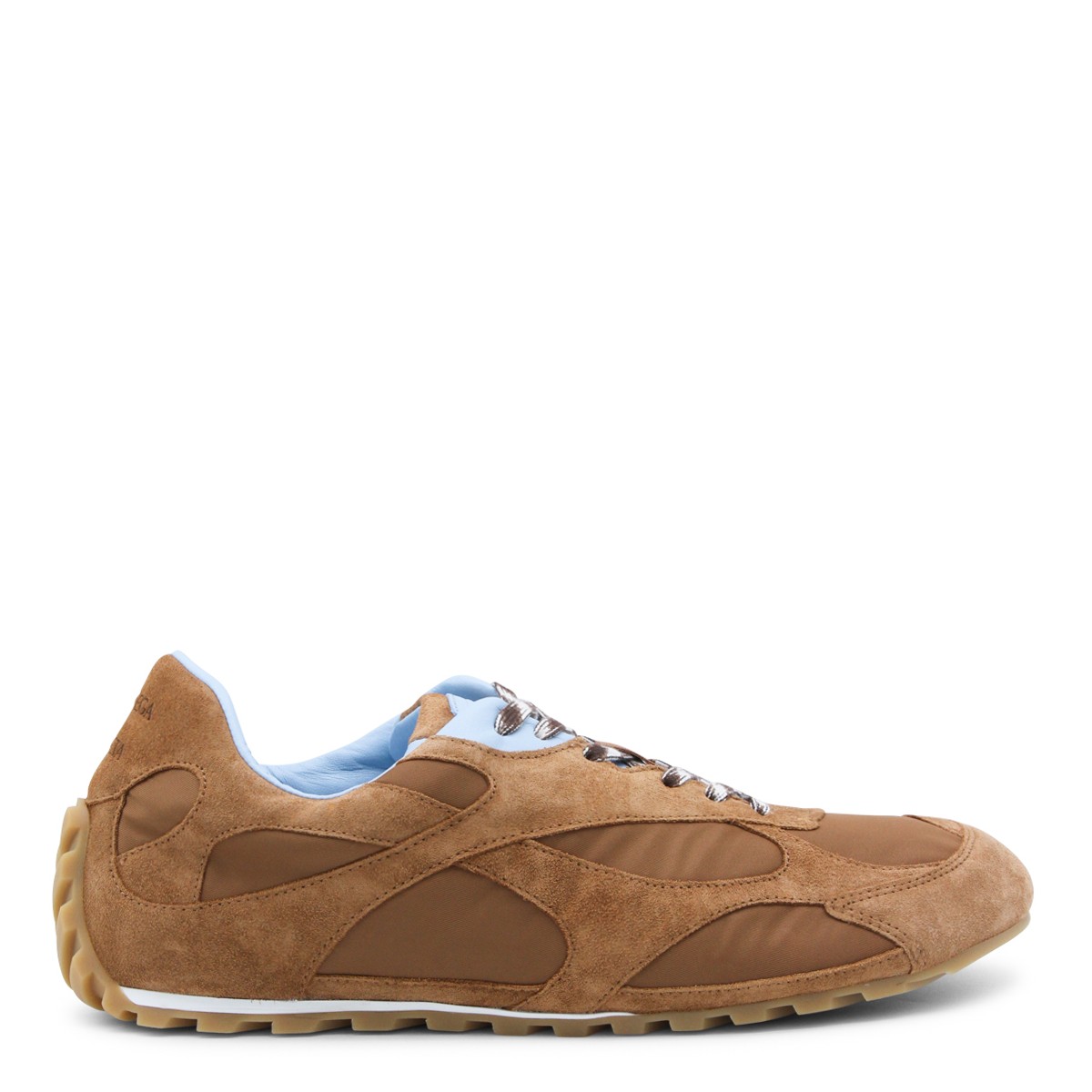 NEW AMBER AND ICEBERG SUEDE SNEAKERS