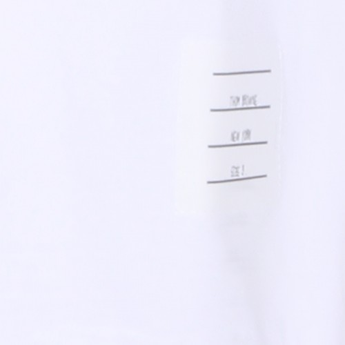 WHITE COTON FOUR BAND T-SHIRT