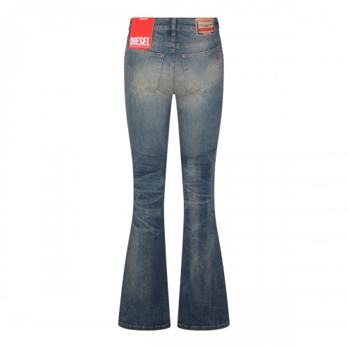 BLUE VINTAGE FLARED JEANS 2
