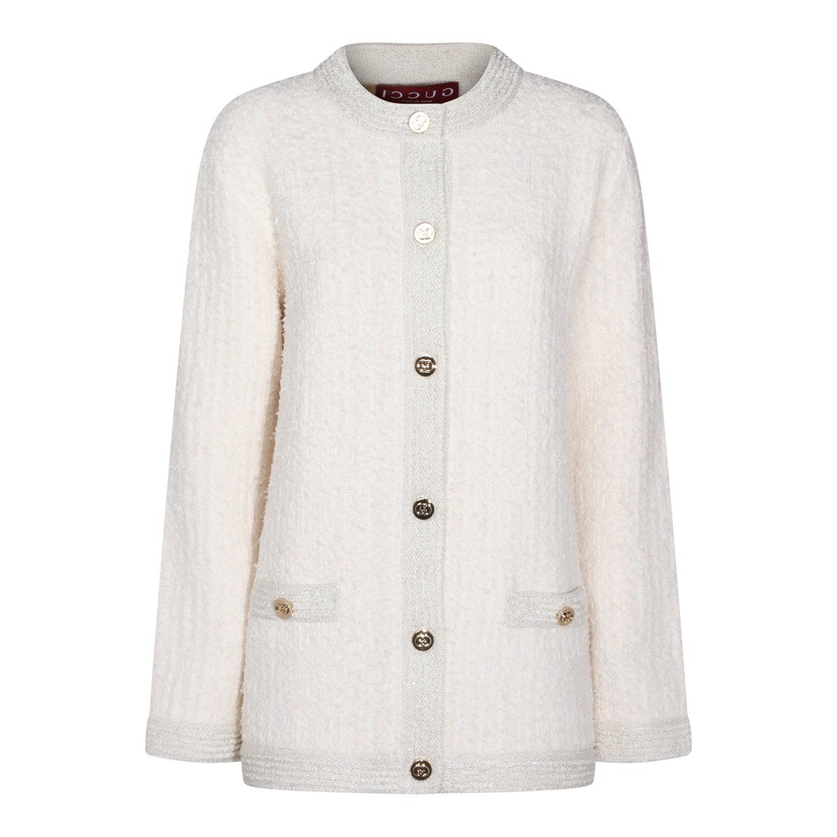 IVORY WOOL CARDIGAN