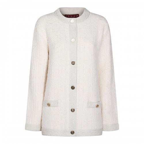 IVORY WOOL CARDIGAN