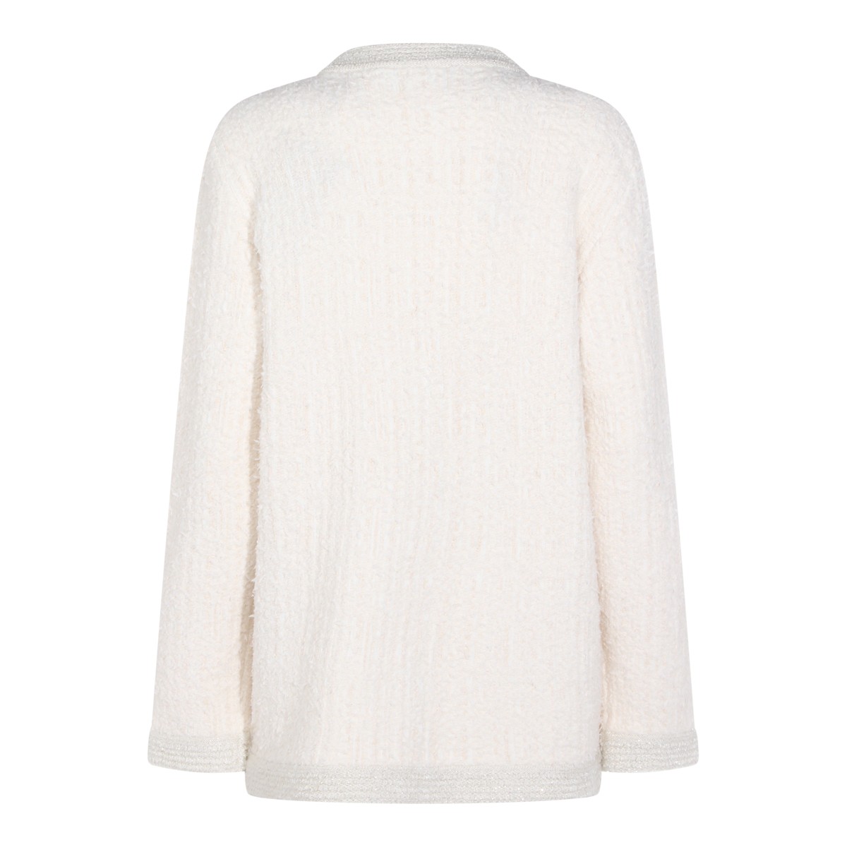 IVORY WOOL CARDIGAN