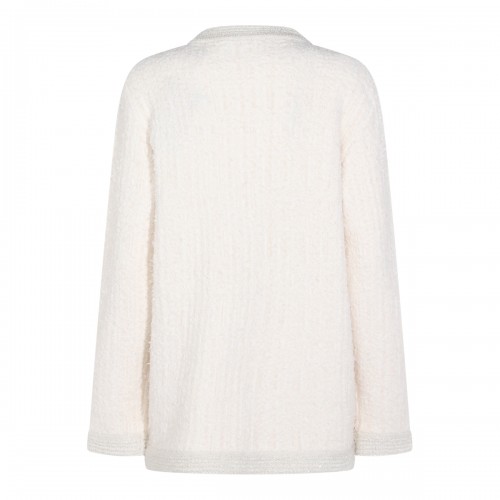 IVORY WOOL CARDIGAN