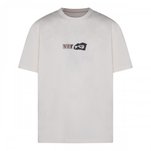 CHALK WHITE COTTON T-SHIRT