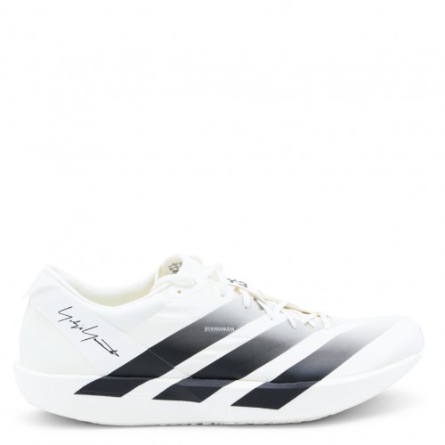 WHITE AND BLACK LEATHER...