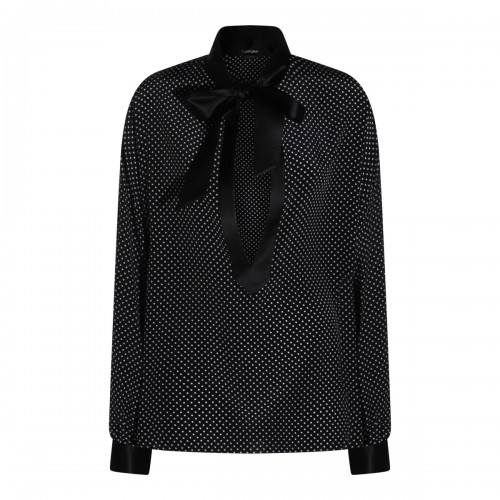 BLACK SILK SHIRT