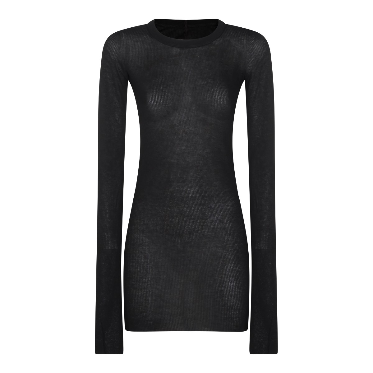 BLACK VISCOSE KNITWEAR