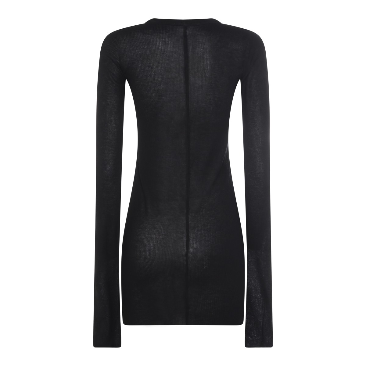 BLACK VISCOSE KNITWEAR