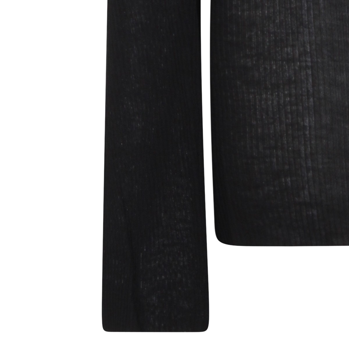 BLACK VISCOSE KNITWEAR