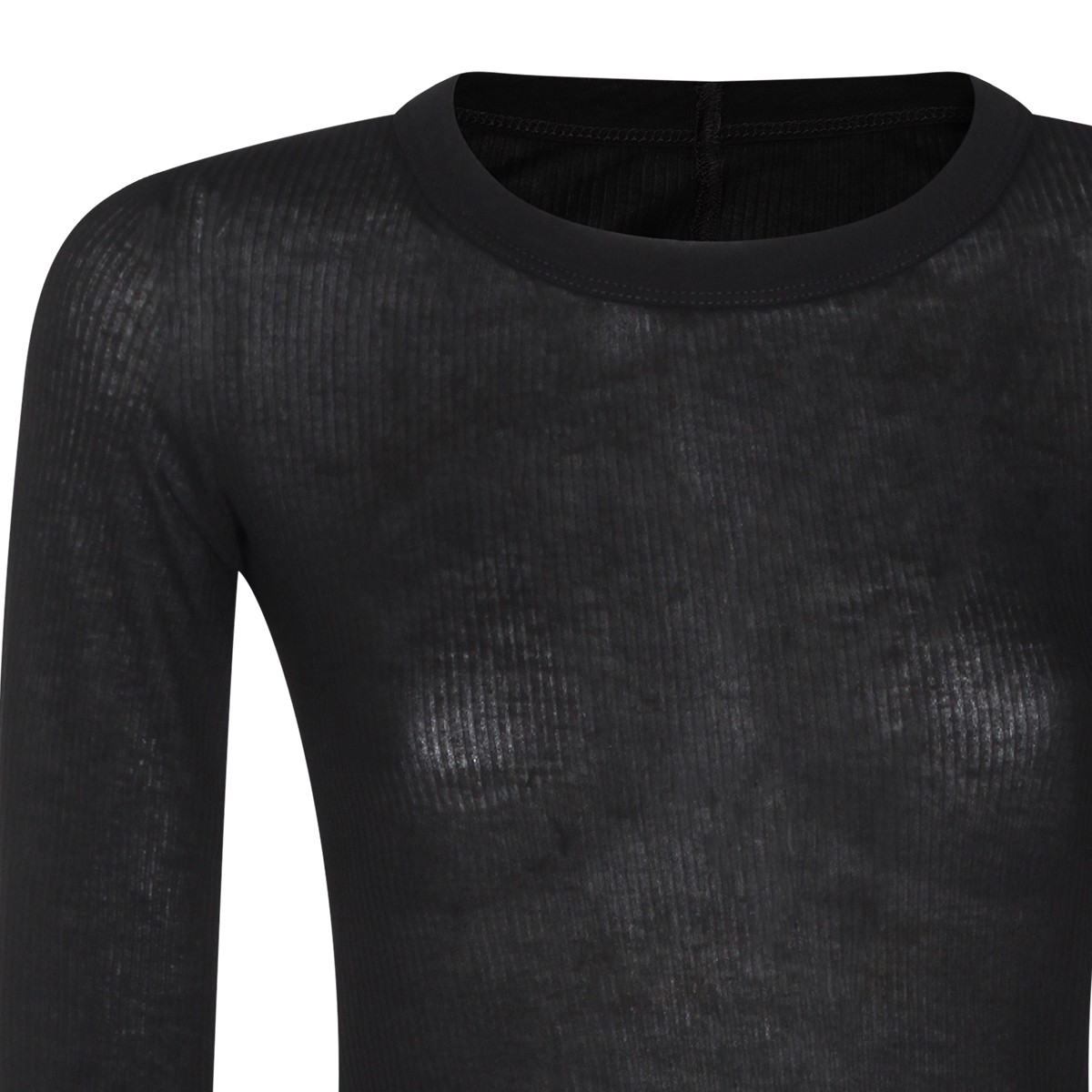 BLACK VISCOSE KNITWEAR