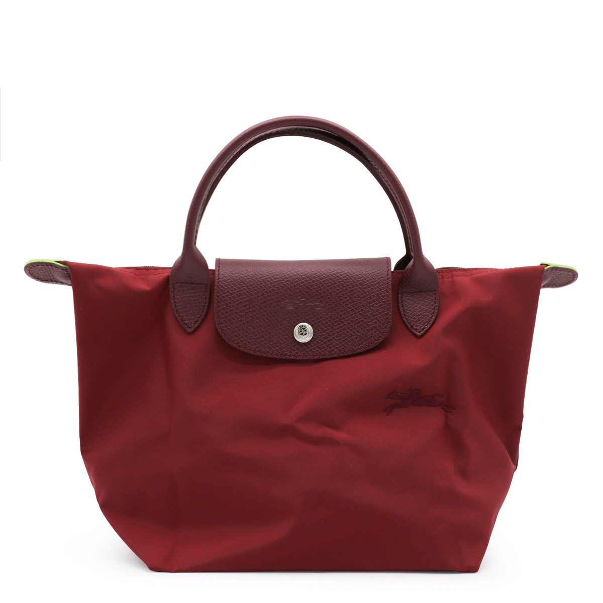 RED LEATHER LE PLIAGE ORIGINAL S TOTE