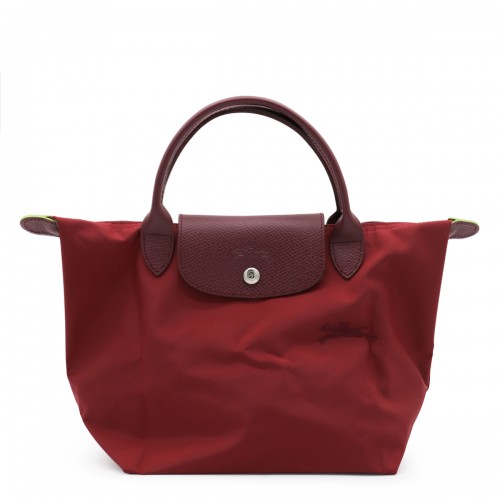RED LEATHER LE PLIAGE ORIGINAL S TOTE