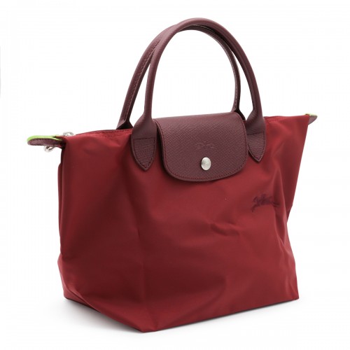 RED LEATHER LE PLIAGE ORIGINAL S TOTE