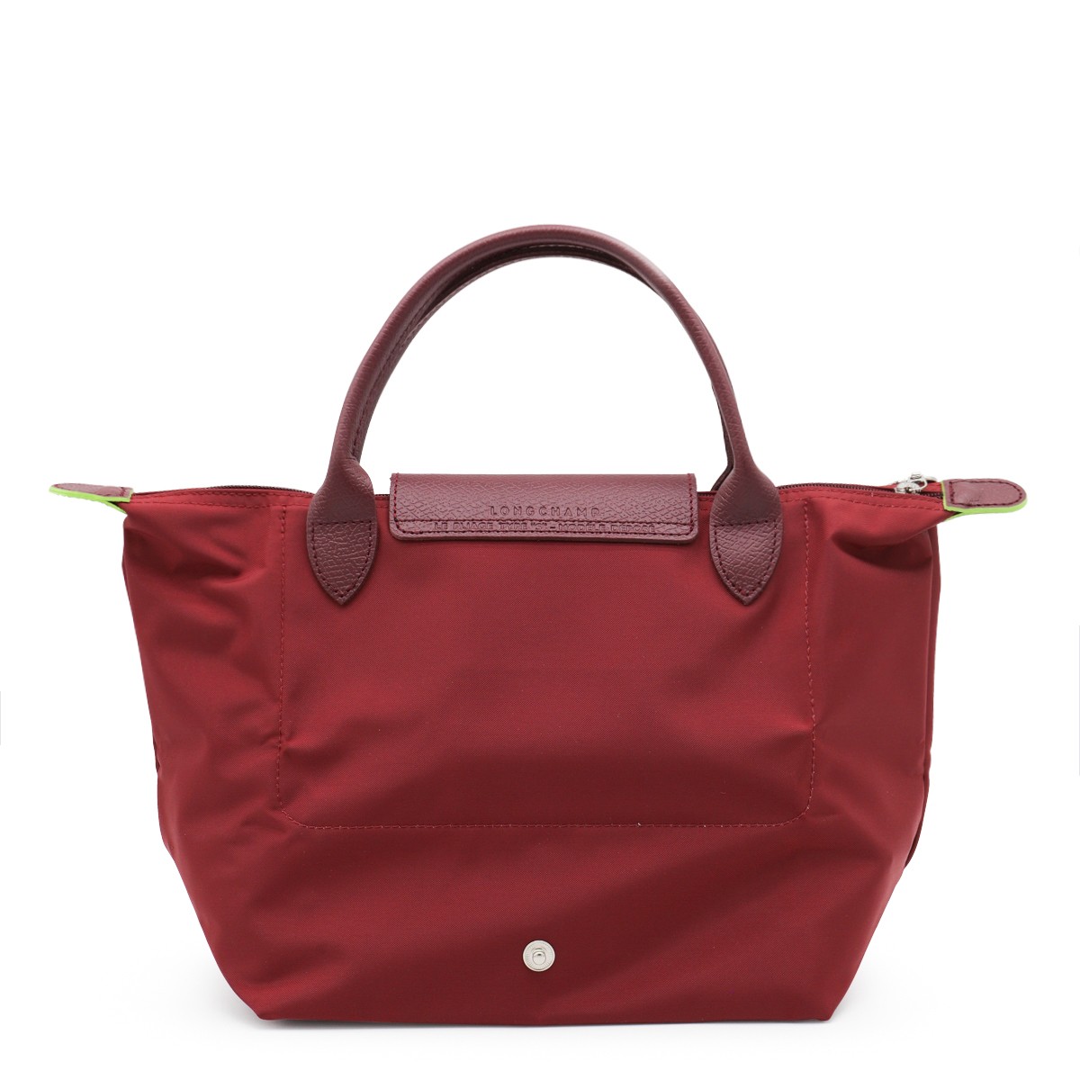 RED LEATHER LE PLIAGE ORIGINAL S TOTE