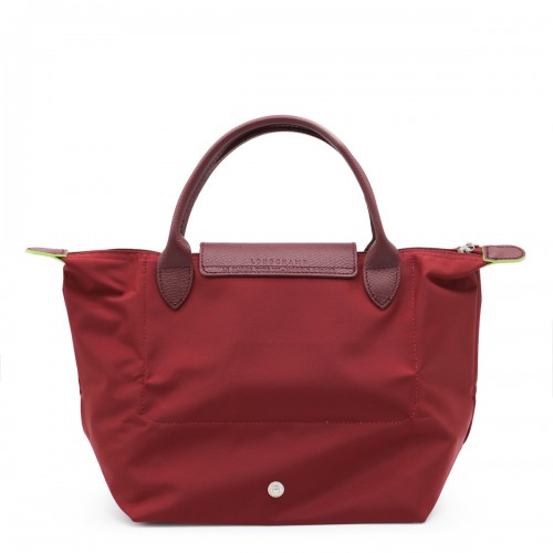 RED LEATHER LE PLIAGE ORIGINAL S TOTE