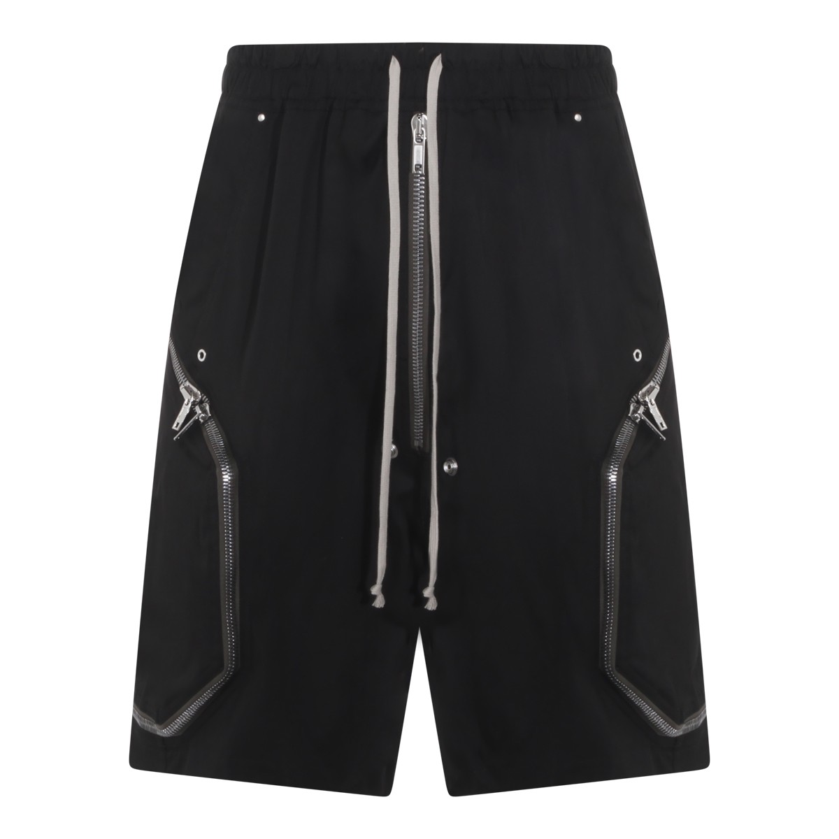 BLACK COTTON HEIZER BELA SHORTS