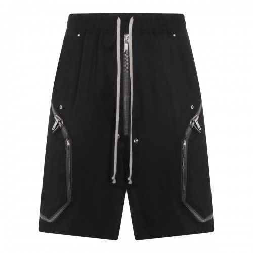BLACK COTTON HEIZER BELA SHORTS
