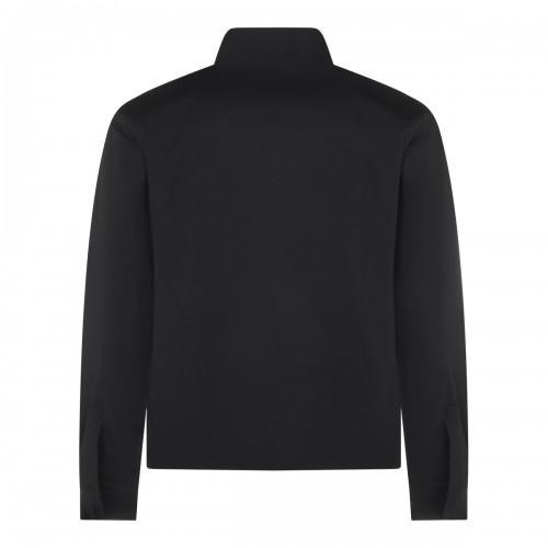 BLACK COTTON LPM CASUAL JACKET 2