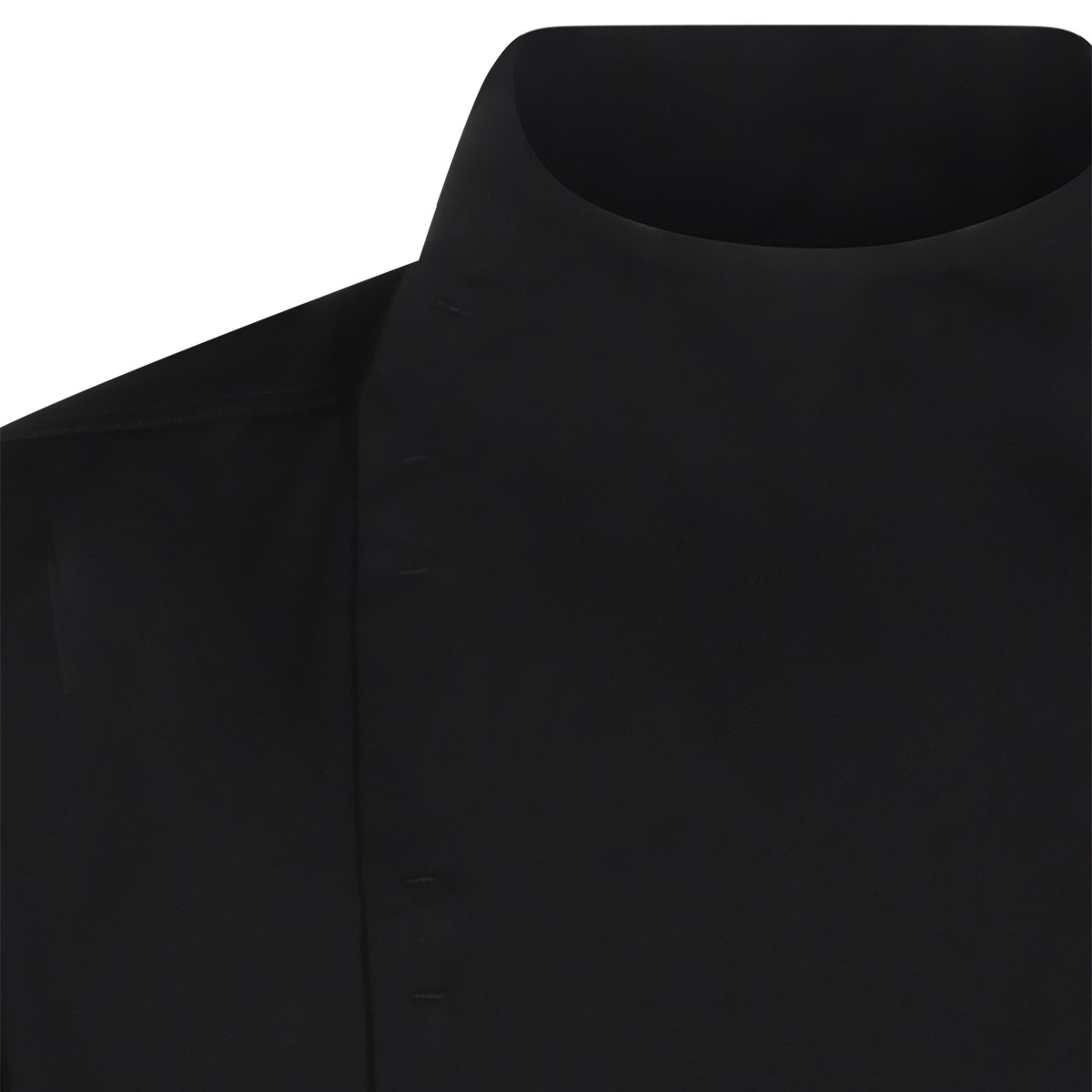 BLACK COTTON LPM CASUAL JACKET