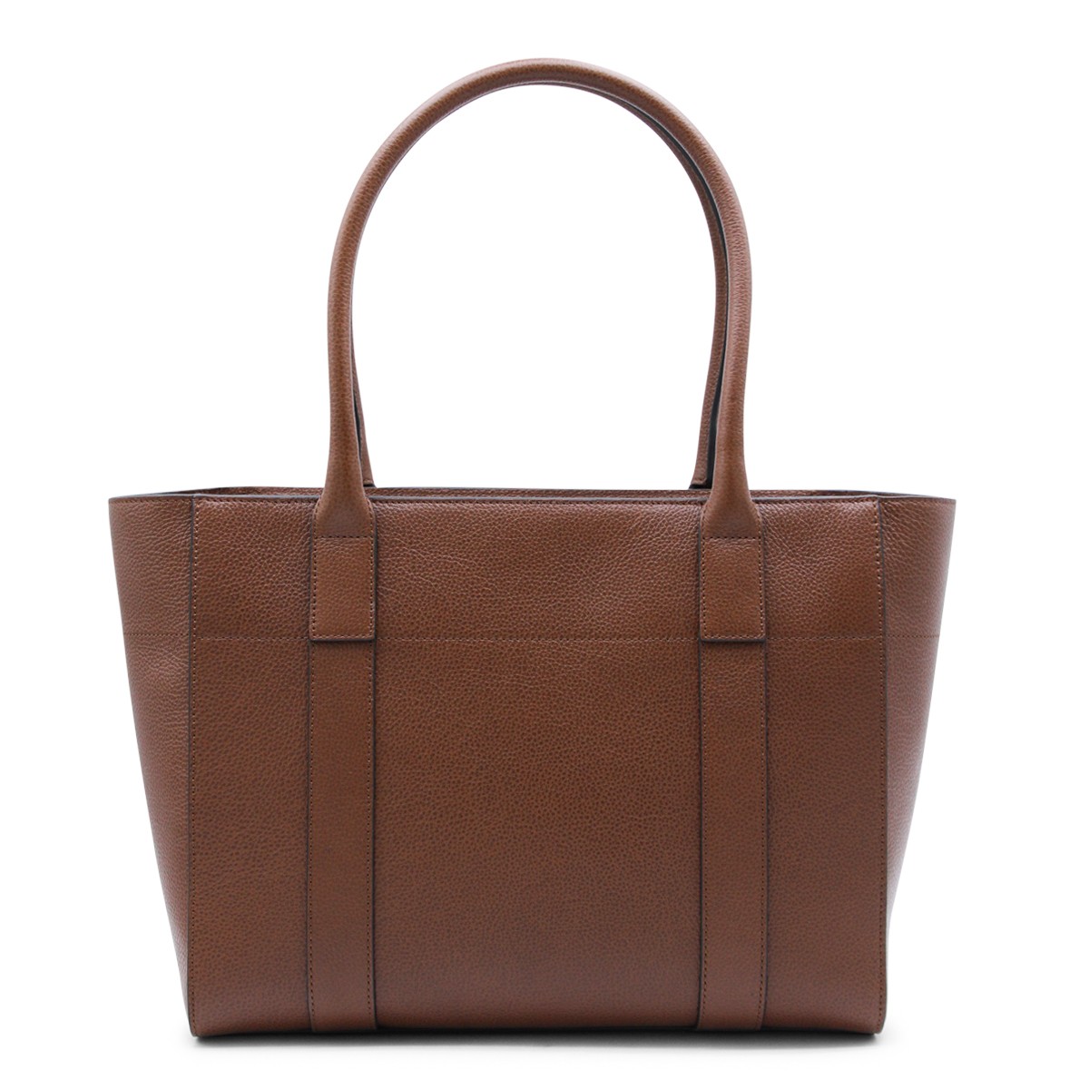 BROWN LEATHER BAYSWATER 9 TO 5 TOTES