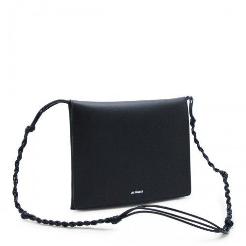 BLACK TANGLE FLAT SHOULDER BAG 2