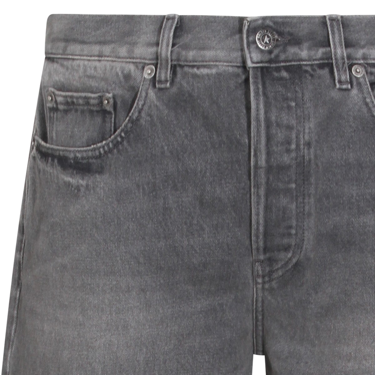 GREY COTTON DENIM JEANS